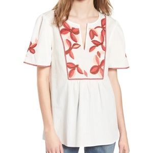Madewell Embroidered Fable Top size XS